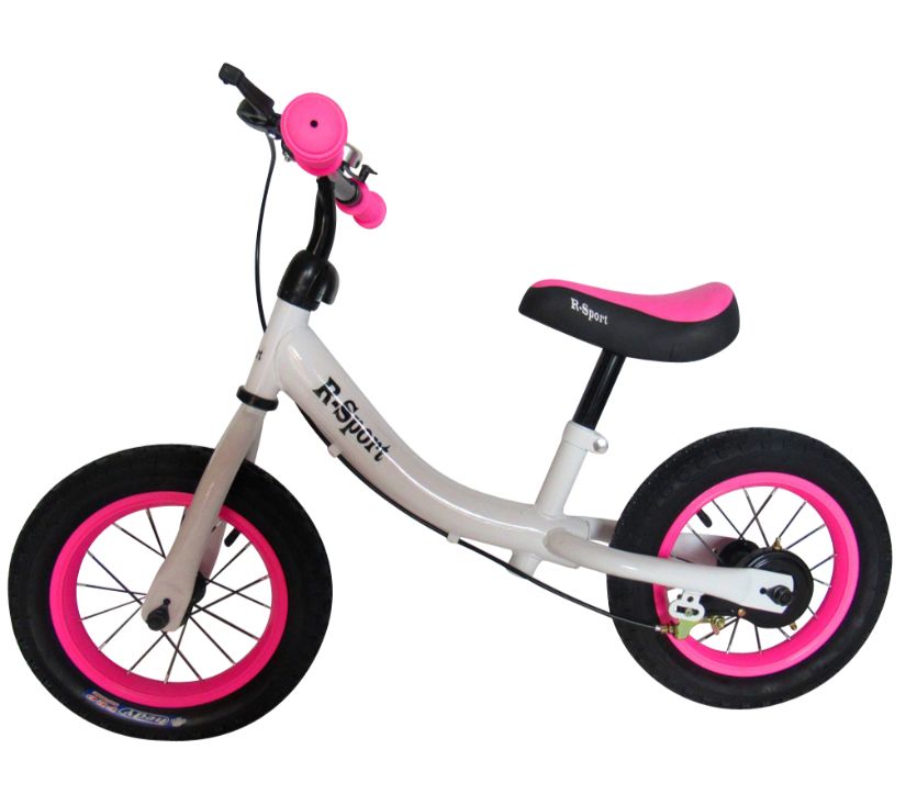 Bicikl bez pedala R3 bijelo - rozni
