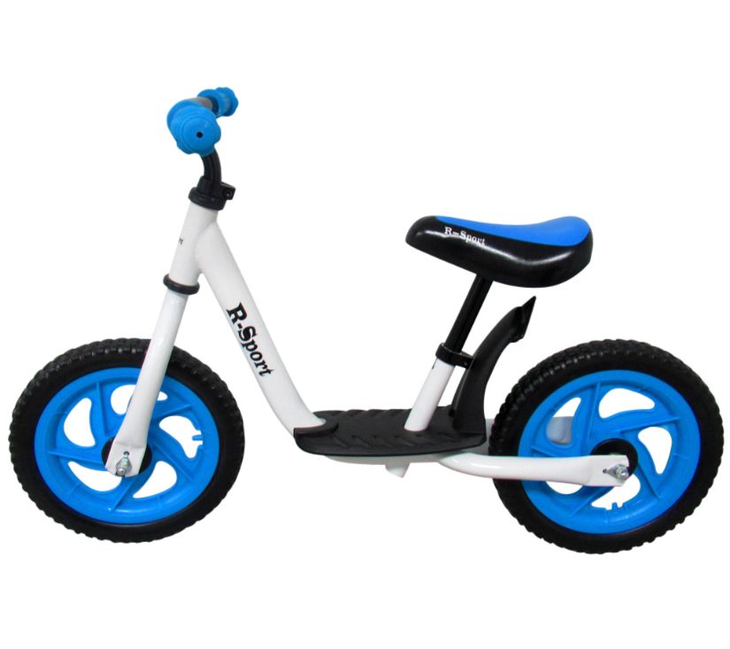 Bicikl bez pedala R5 bijelo - plavi