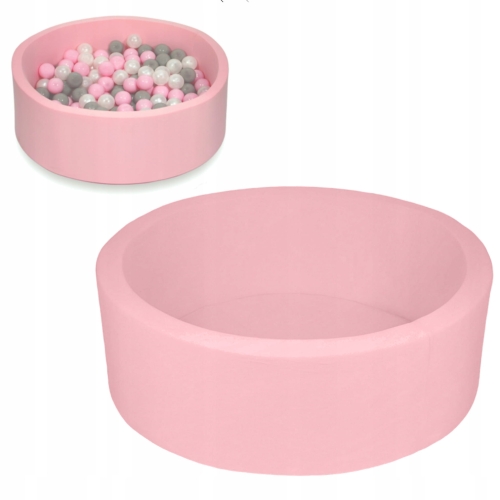 Mekani suhi bazen za djecu s lopticama 90x30 cm rozi