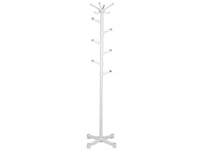 ModernHome vješalica za kapute 4+6 kraka bijeli