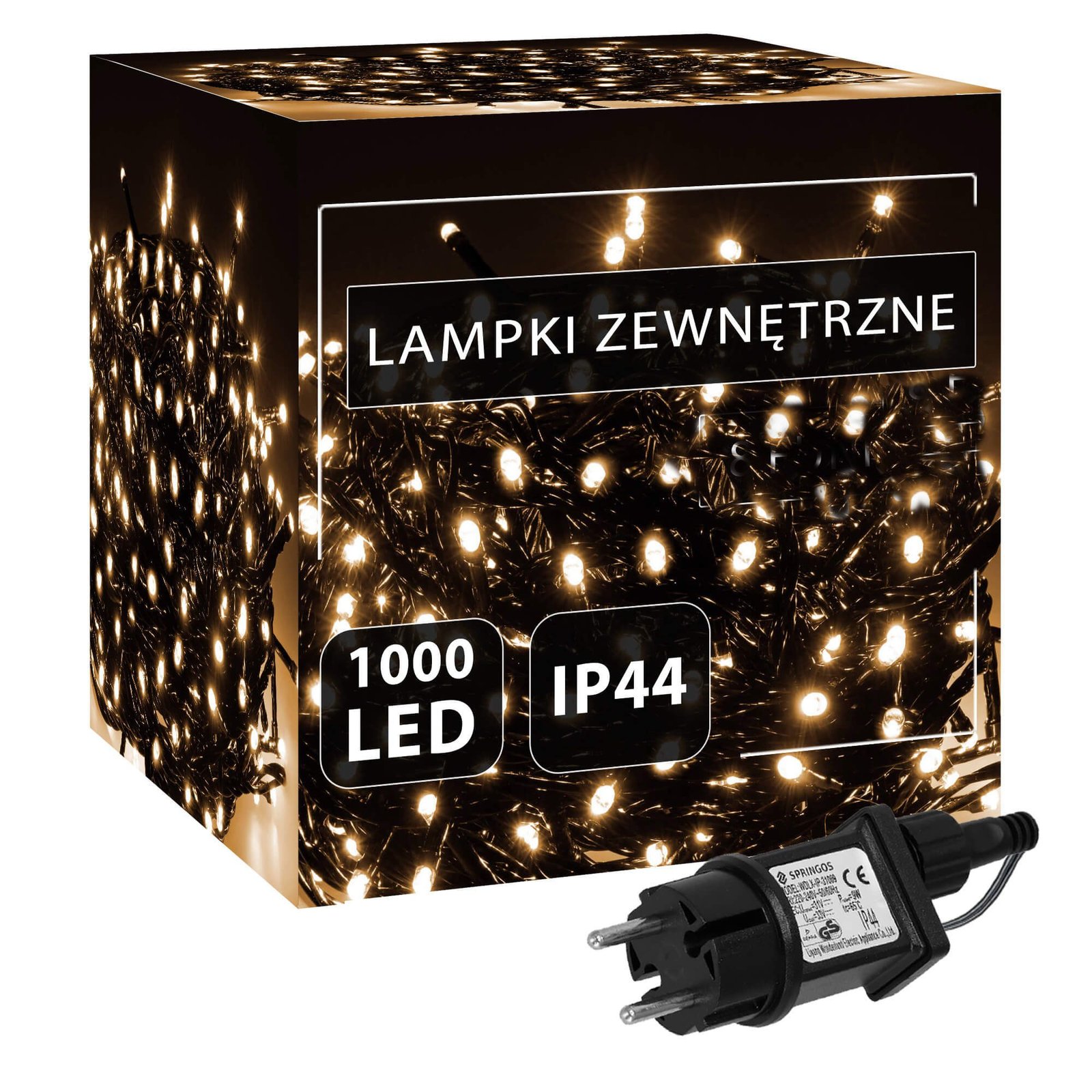 Božićne lampice s 1000 LED dioda