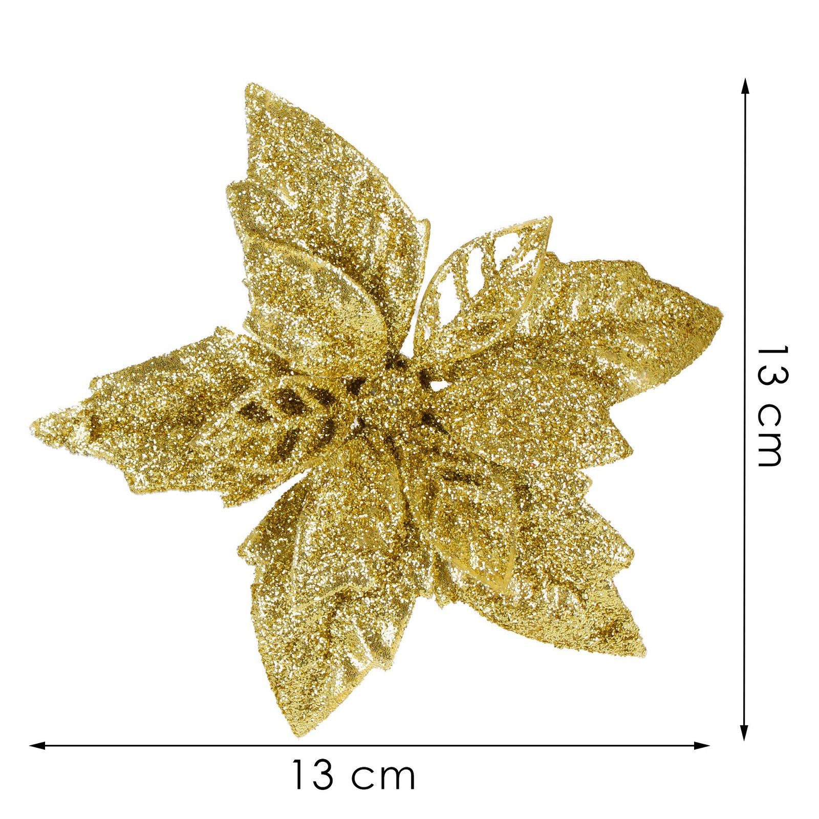 Božićni ukras 12 cm, zlatni