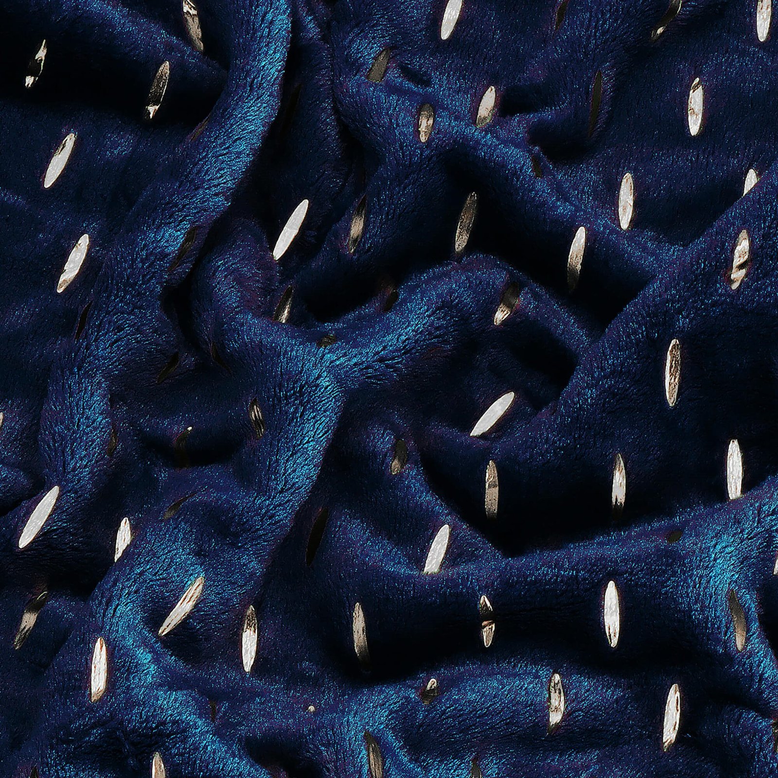 Deka tamnoplava + srebrna 150 x 200 cm