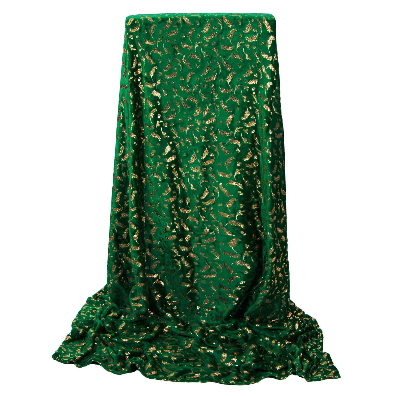 Deka zeleno zlatna 150 x 200 cm
