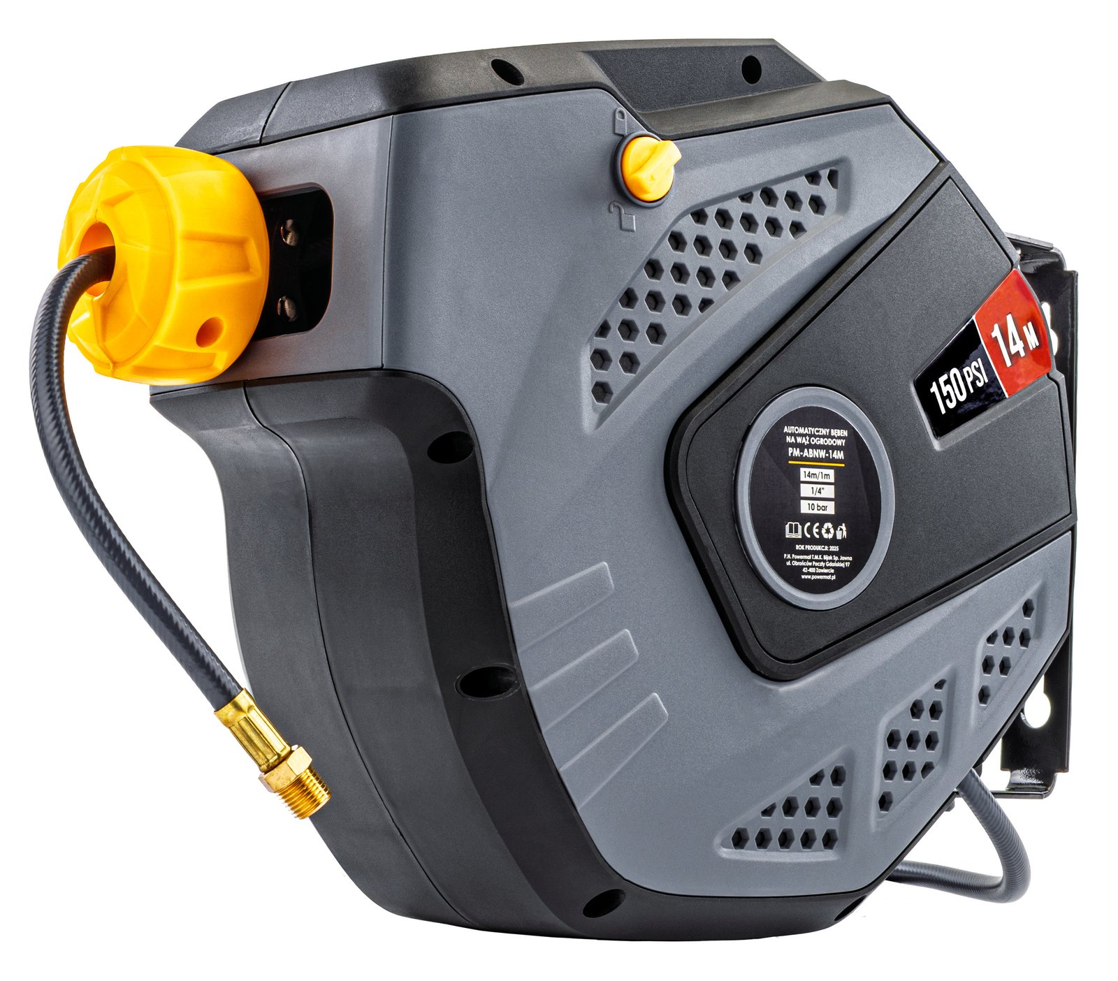 Powermat automatski bubanj za pneumatsko crijevo 14 m PM-ABNW-14M