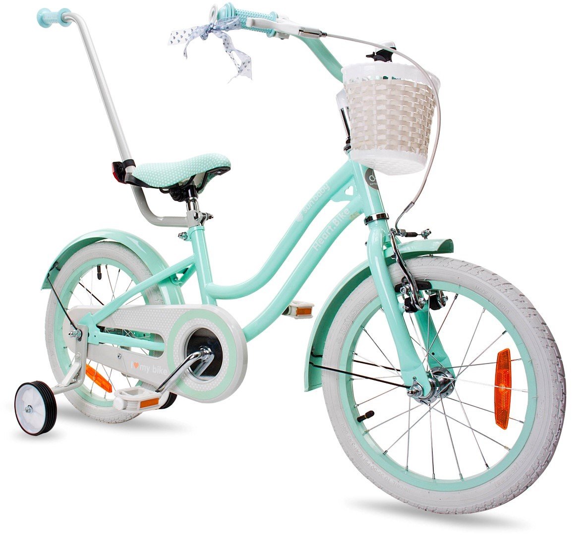 Heart Bike silver moon 16'' mint