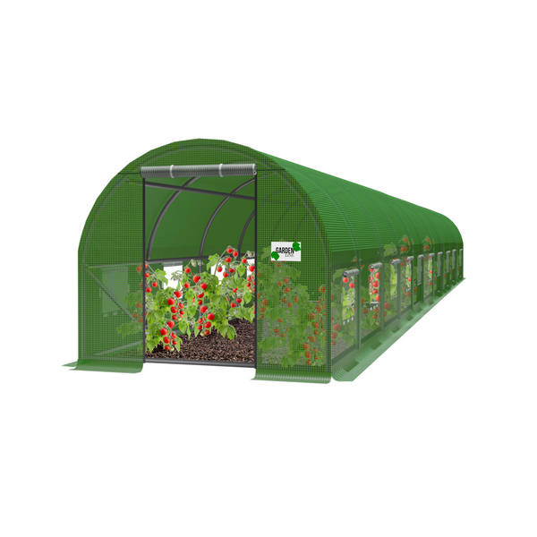 Vrtni tunel 10 × 4 × 2 m – 10 segmenata | Profesionalni UV4 folijski staklenik  ✨ 