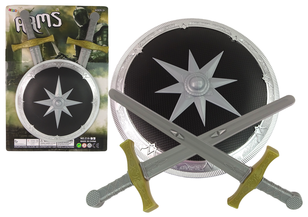 Dječji set dva mača sa štitom