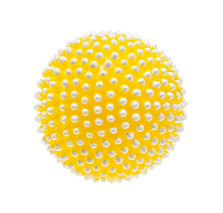 Tullo loptica grickalica za pse 8,1cm žuta