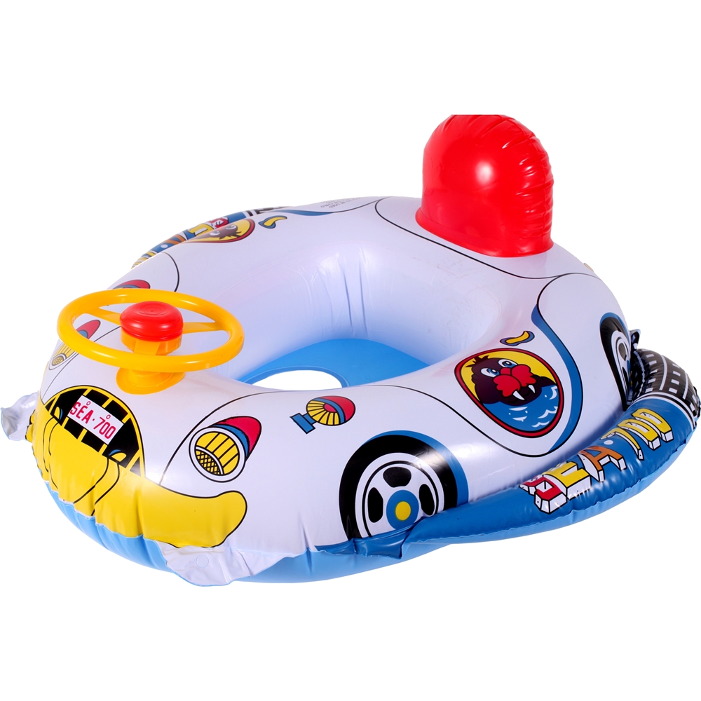 Obruč za plivanje za djecu sa volanom MOTORNI ČAMAC