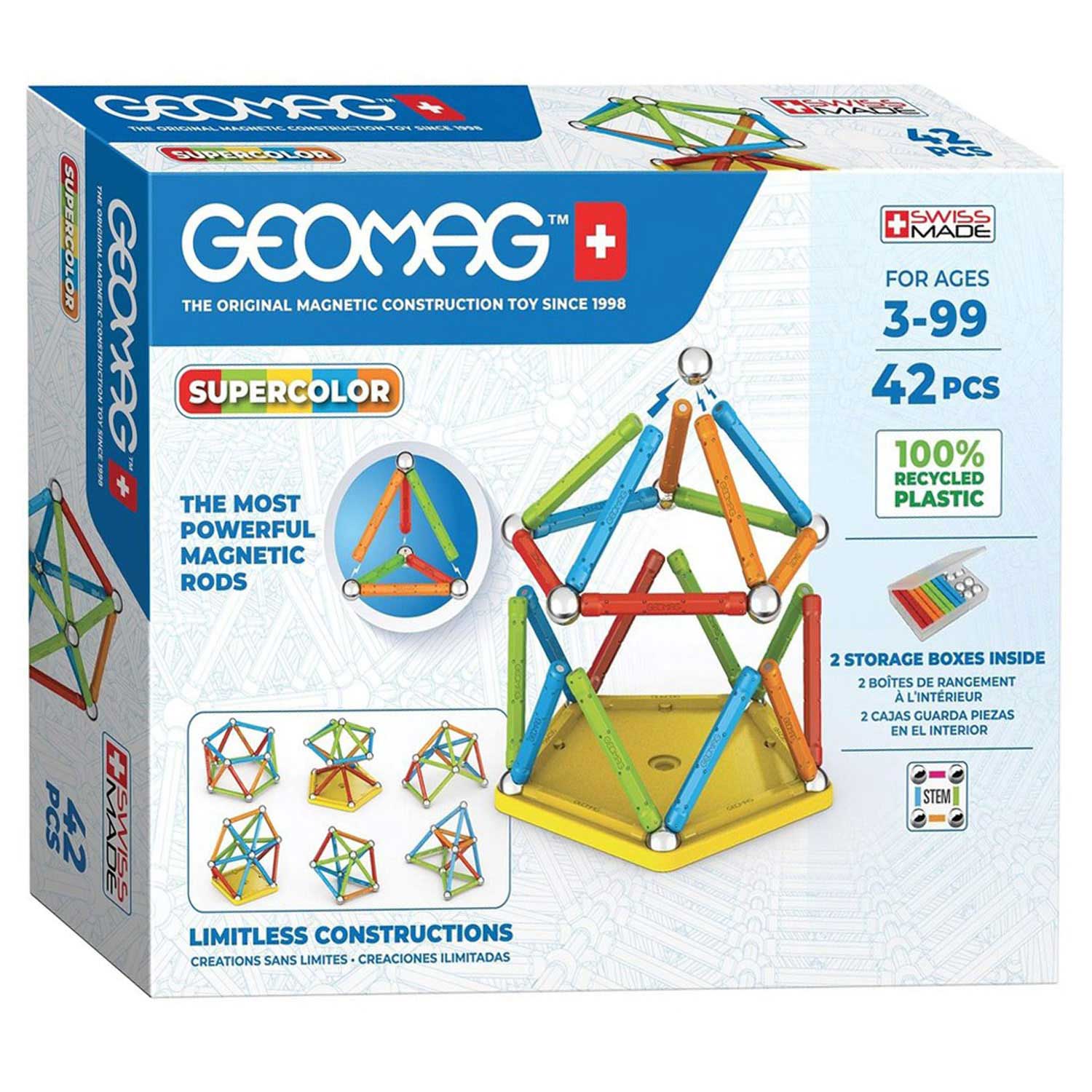Geomag Supercolo, 42 kom