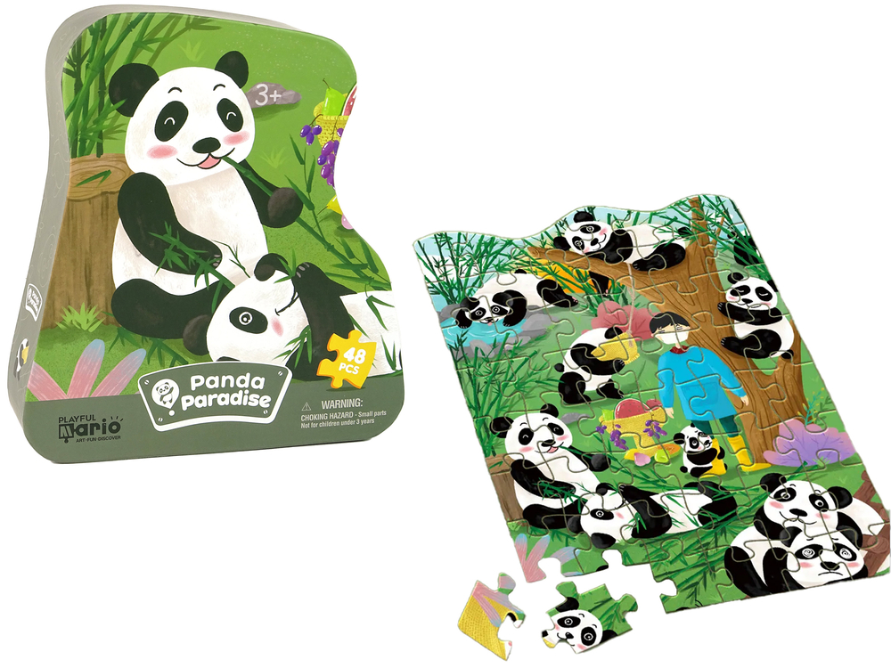 Puzzle šuma, bambusi i panda 48 dijelova