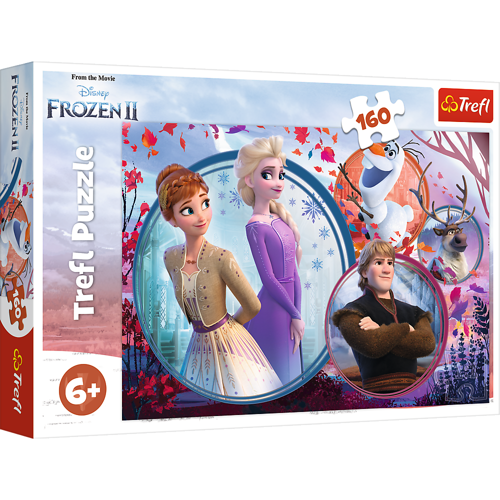 Puzzle - 160 - Sestrinska avantura - Disney Frozen Trefl 15374