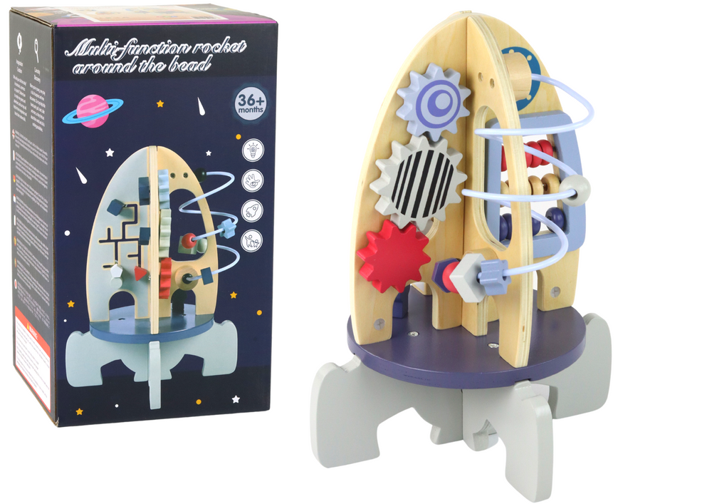 Drvena interaktivna raketa