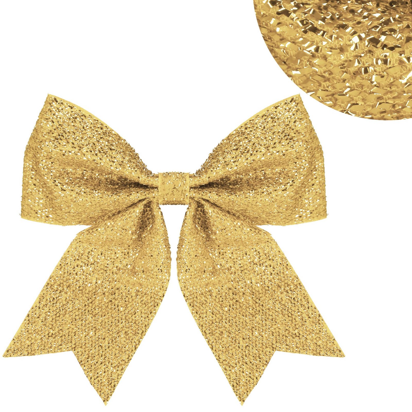 Božićna mašna 22 × 20 cm zlatna