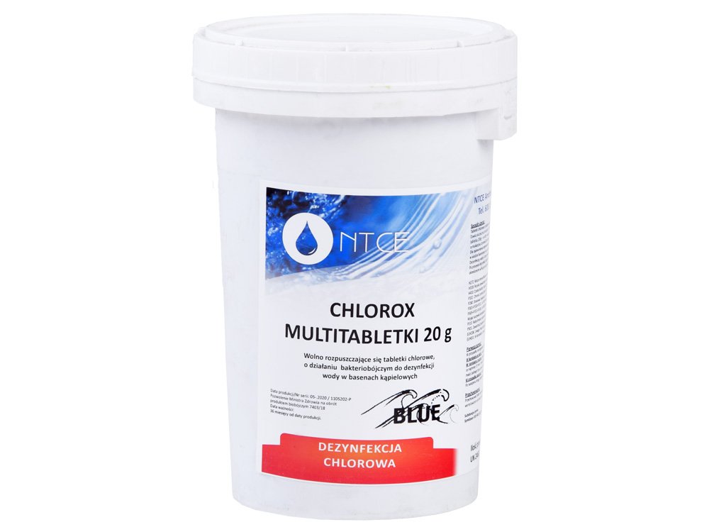 Chlorox multitablete za bazen 20g / 1 kg plavo