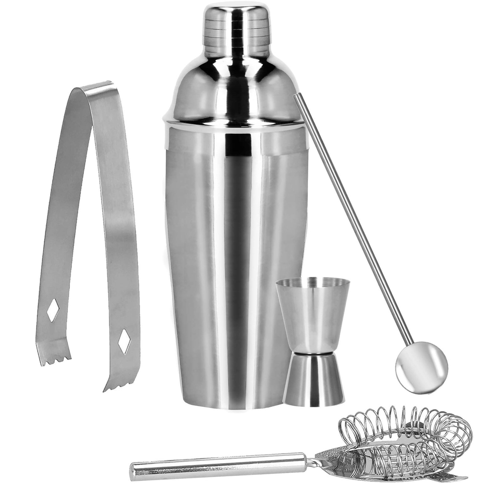 Set za pripremu pića za barmene shaker 750 ml 5 komada