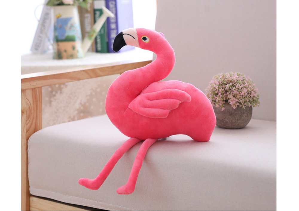Plišana maskota ružičasti flamingo 15 cm