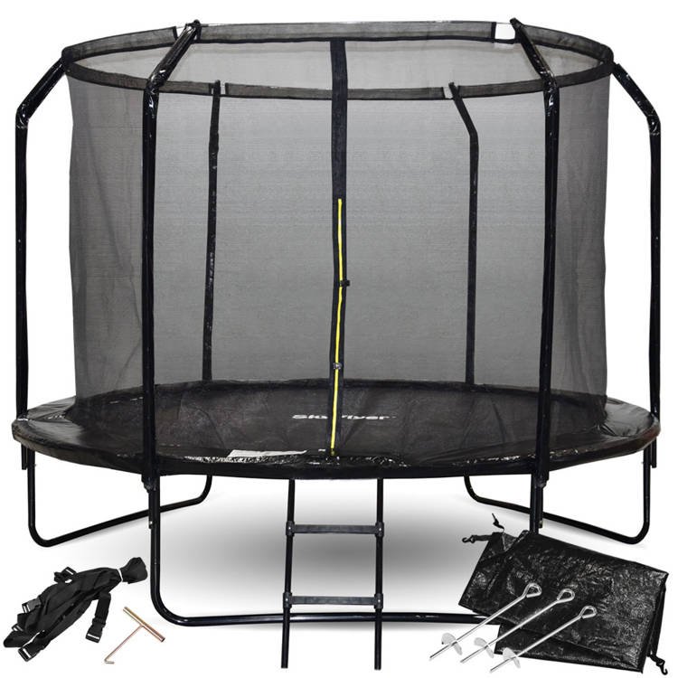 SkyFlyer trampolin + 10FT 304cm s ljestvama