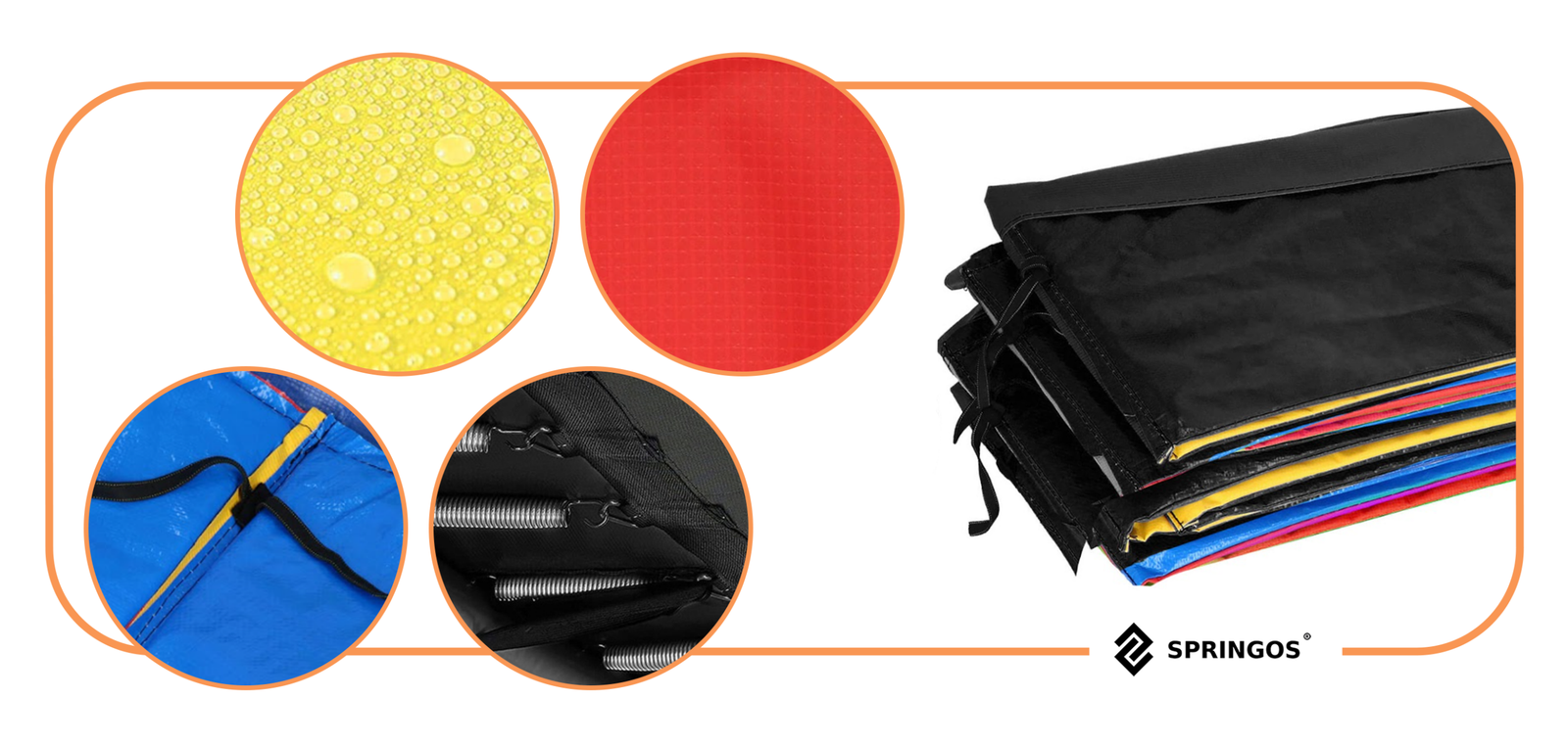 Šarena navlaka za trampolin TP-10FT 305CM