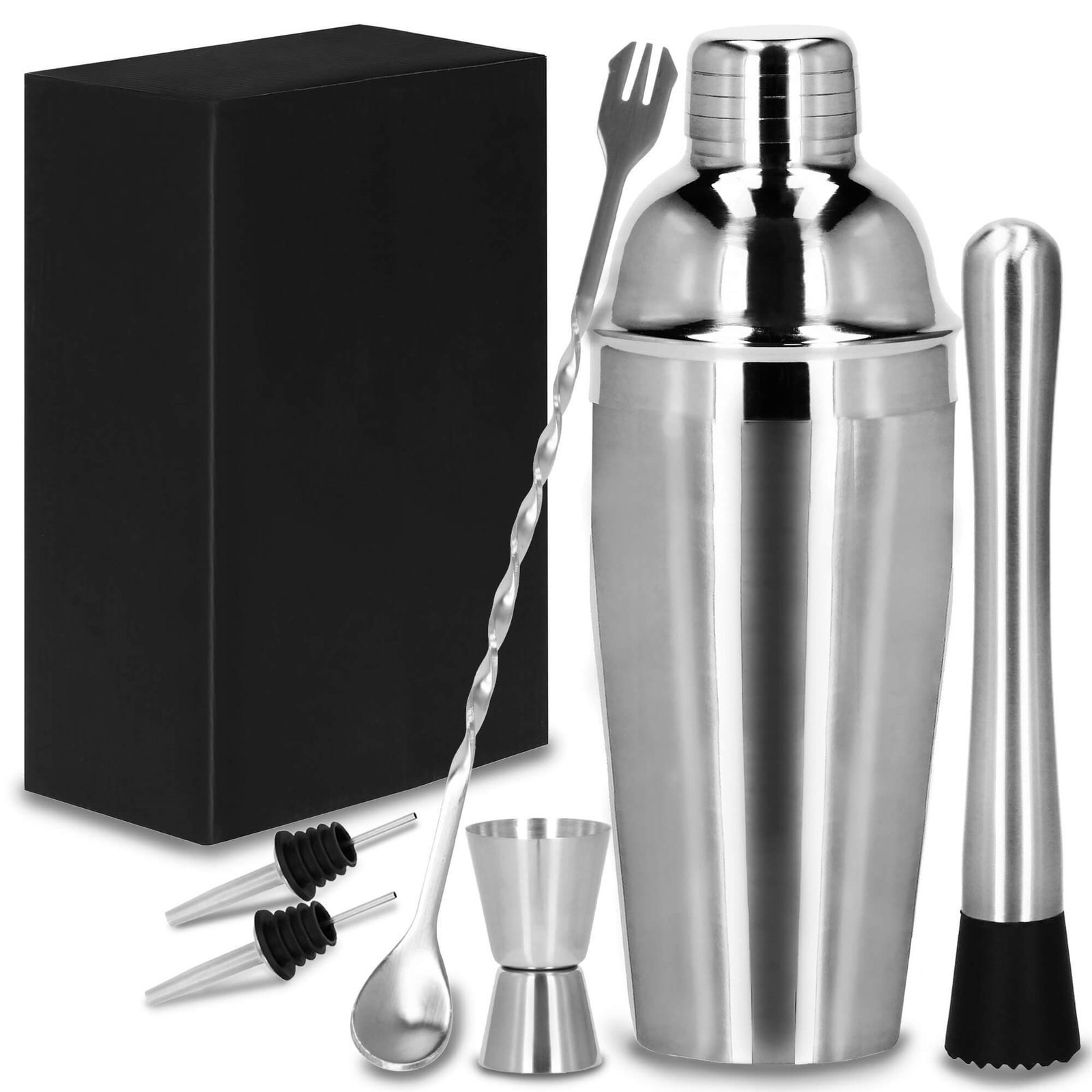 Set za pripremu pića za barmene shaker 550 ml 6 komada