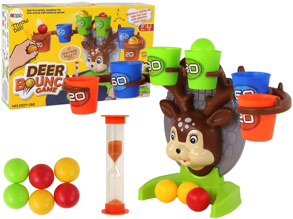 Društvena igra bacanje loptice u metu jelena