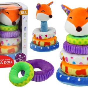 Edukativna plišana piramida u obliku lisice 27 cm