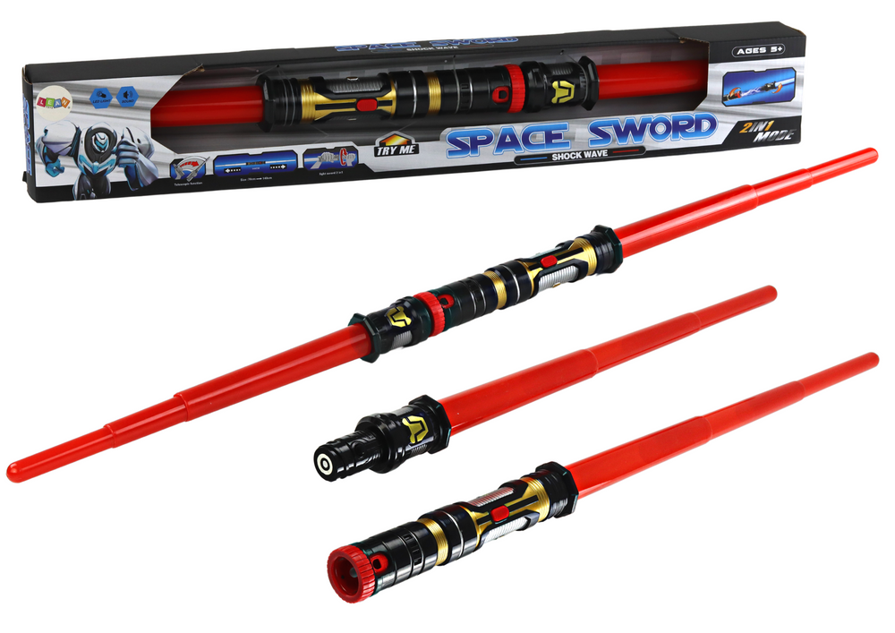 2-u-1 svemirski svjetlosni mač s oštricama na uvlačenje 