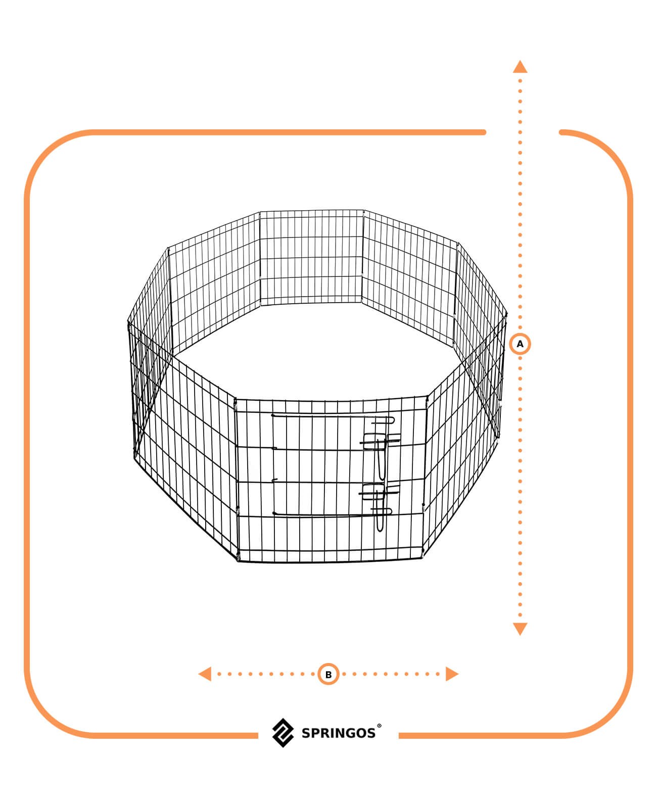 Kavez za životinje 160 X 61CM