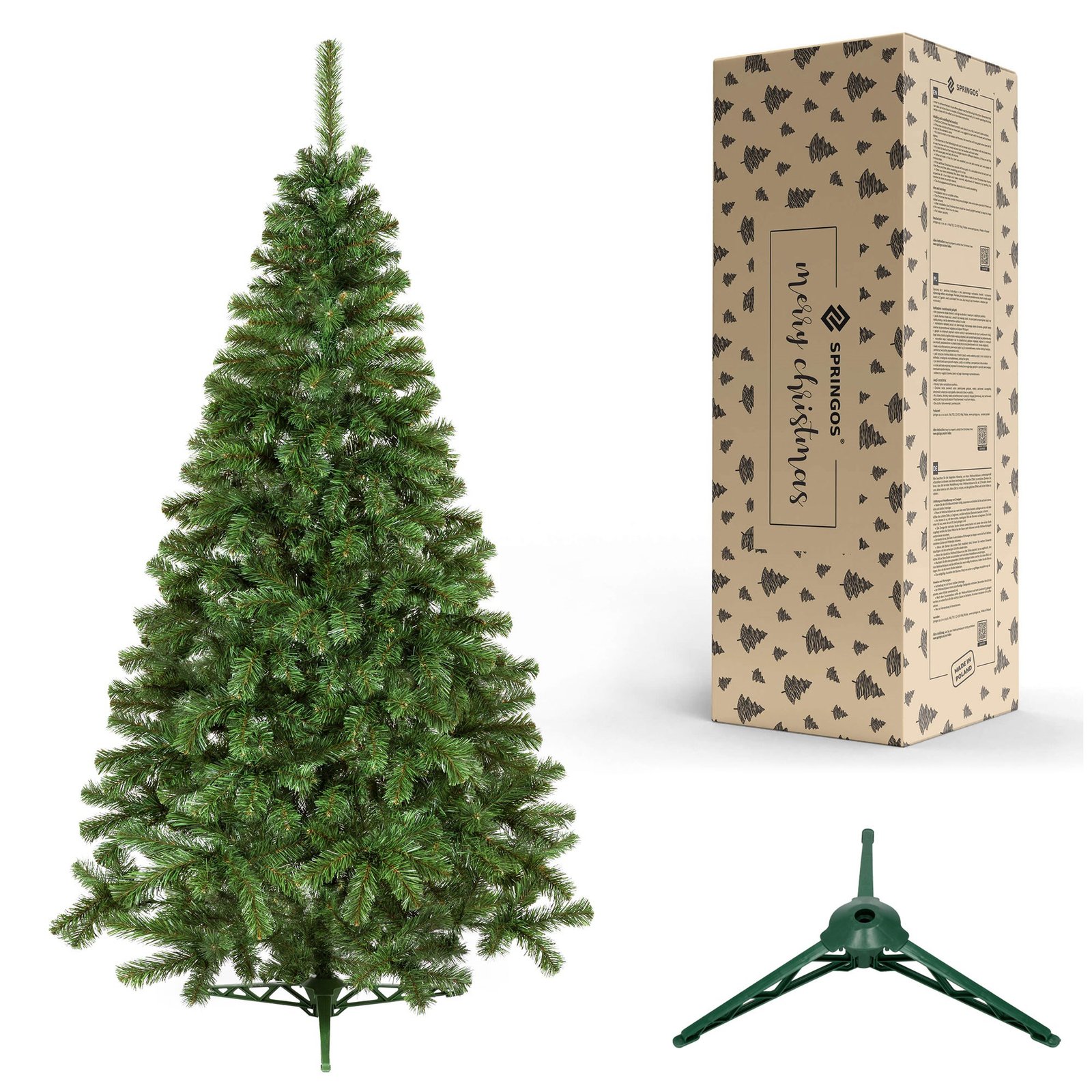 Umjetno božićno drvce – zelena jela 180 cm