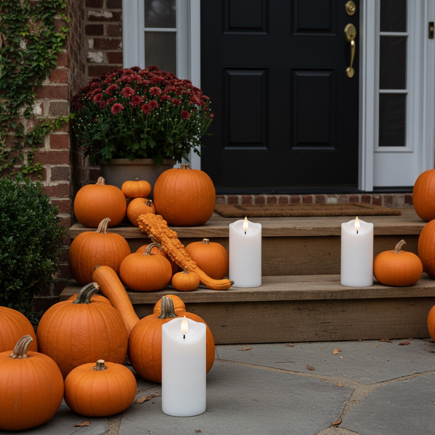 LED svijeća – 9,5 × 5 cm, bijela