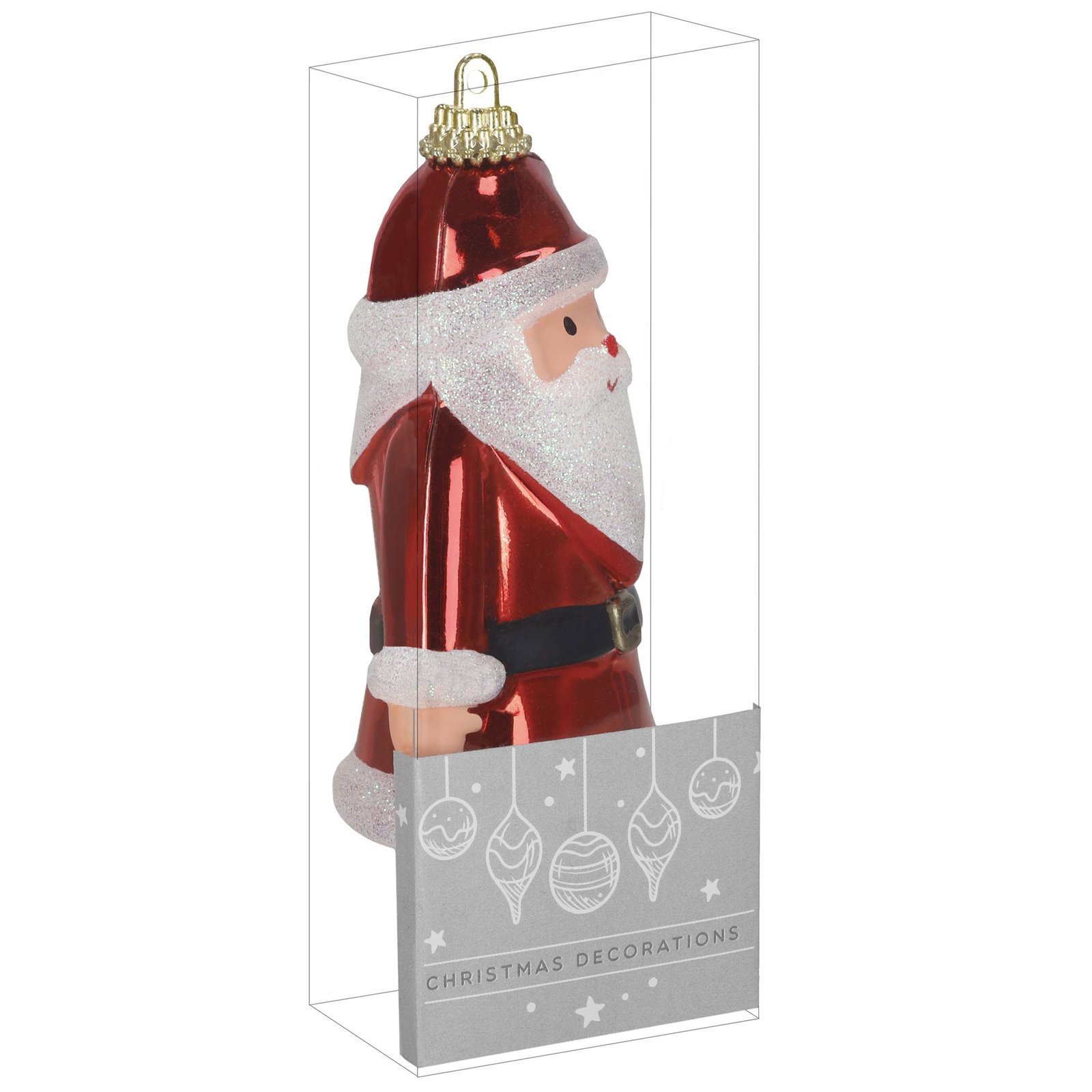 Božićni ukras Djed Božićnjak 12 cm