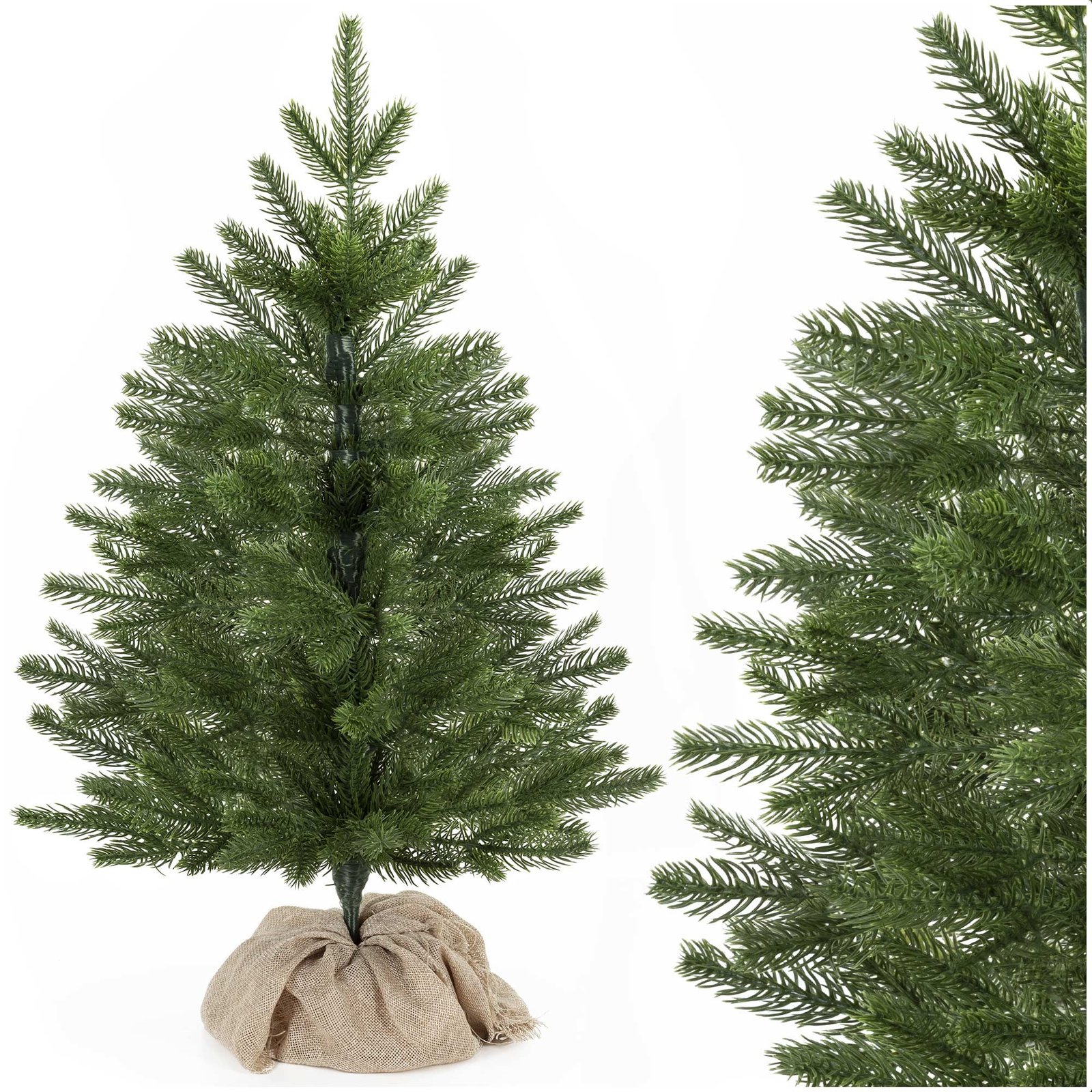 Ukrasna božićna jelka 60 cm, zelena