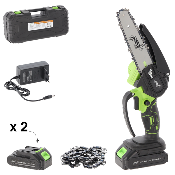 Električna pila za grane, 21 V, duljina vodilice 15 cm