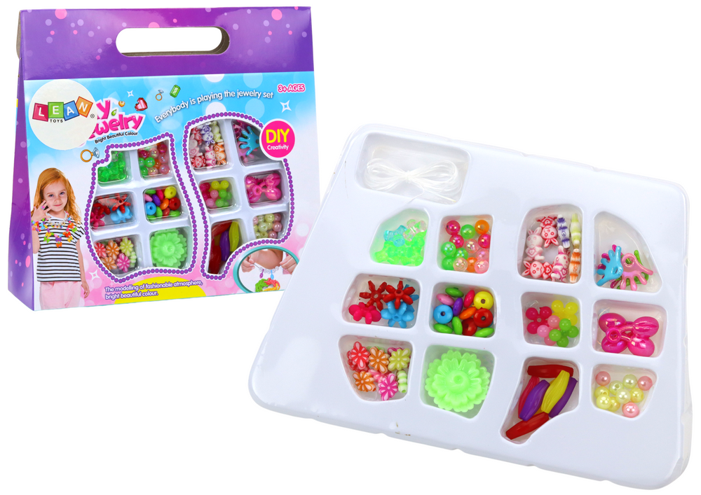 DIY kreativni set šarenih perli za izradu nakita