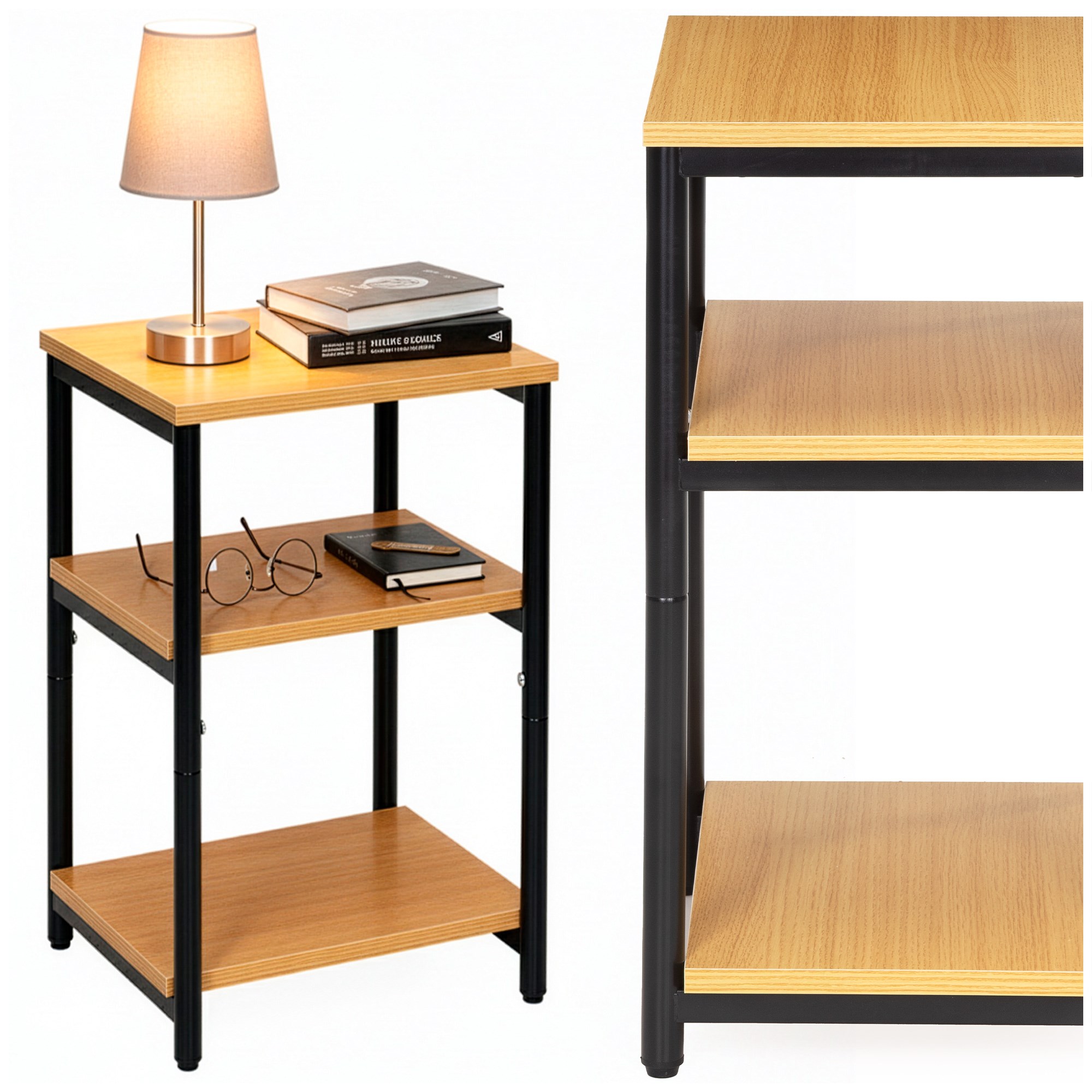 Noćni ormarić 35 x 31 x 57 cm smeđi