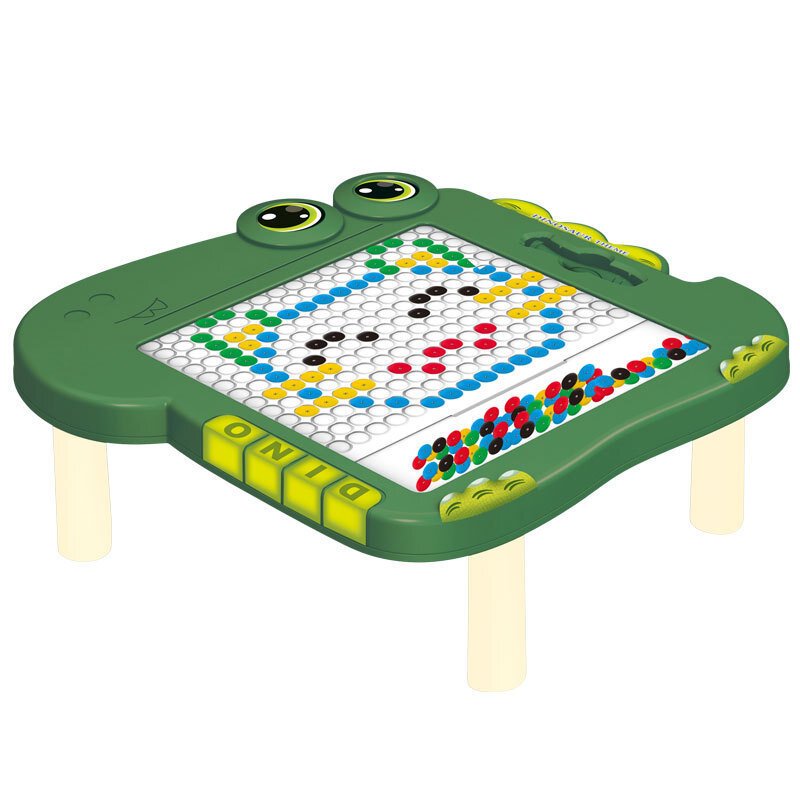 Edukativna magnetna ploča s motivom dinosaura, zelena slagalica