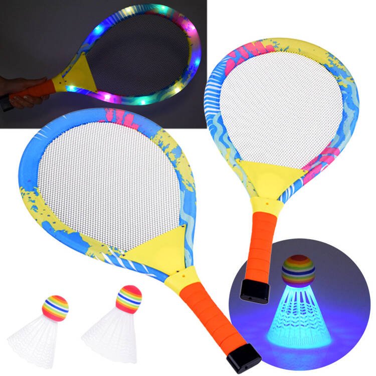 Set za badminton s LED svjetlima