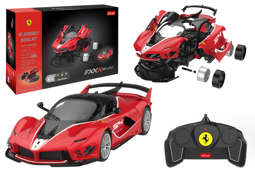 Rastar 1:18 Ferrari RC, konstrukcijski blokovi 88 el. 