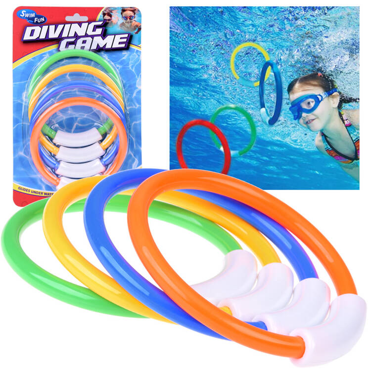 Šareni prstenovi za igru u vodi i ronjenje