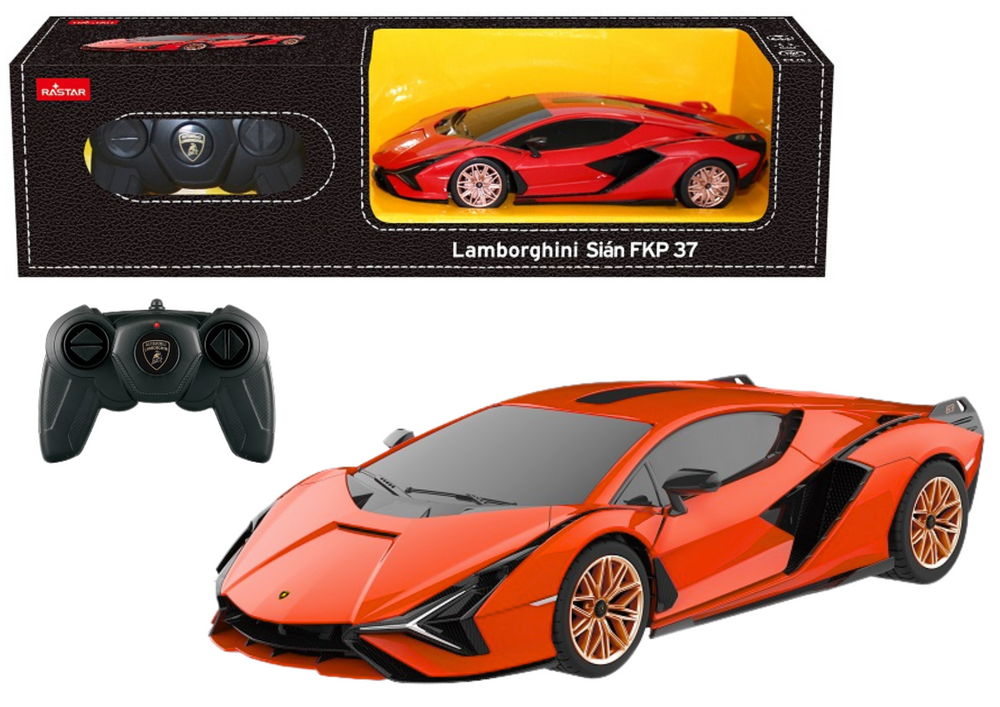 RC automobil 1:24 Rastar Lamborghini Sian, narančasti