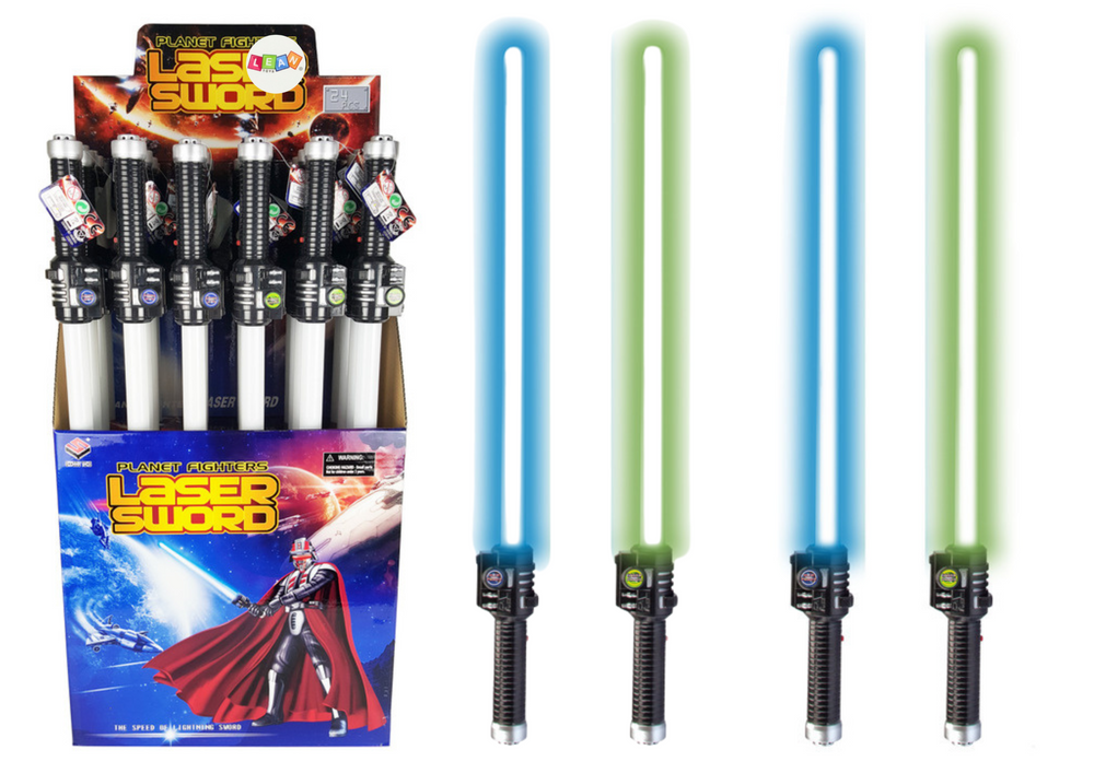 Svemirski svjetlosni mač zeleno plavi 67 cm