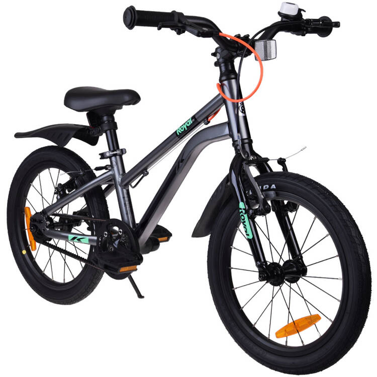 RoyalBaby dječji bicikl srebrni Kable-Belt 16" 6,5kg