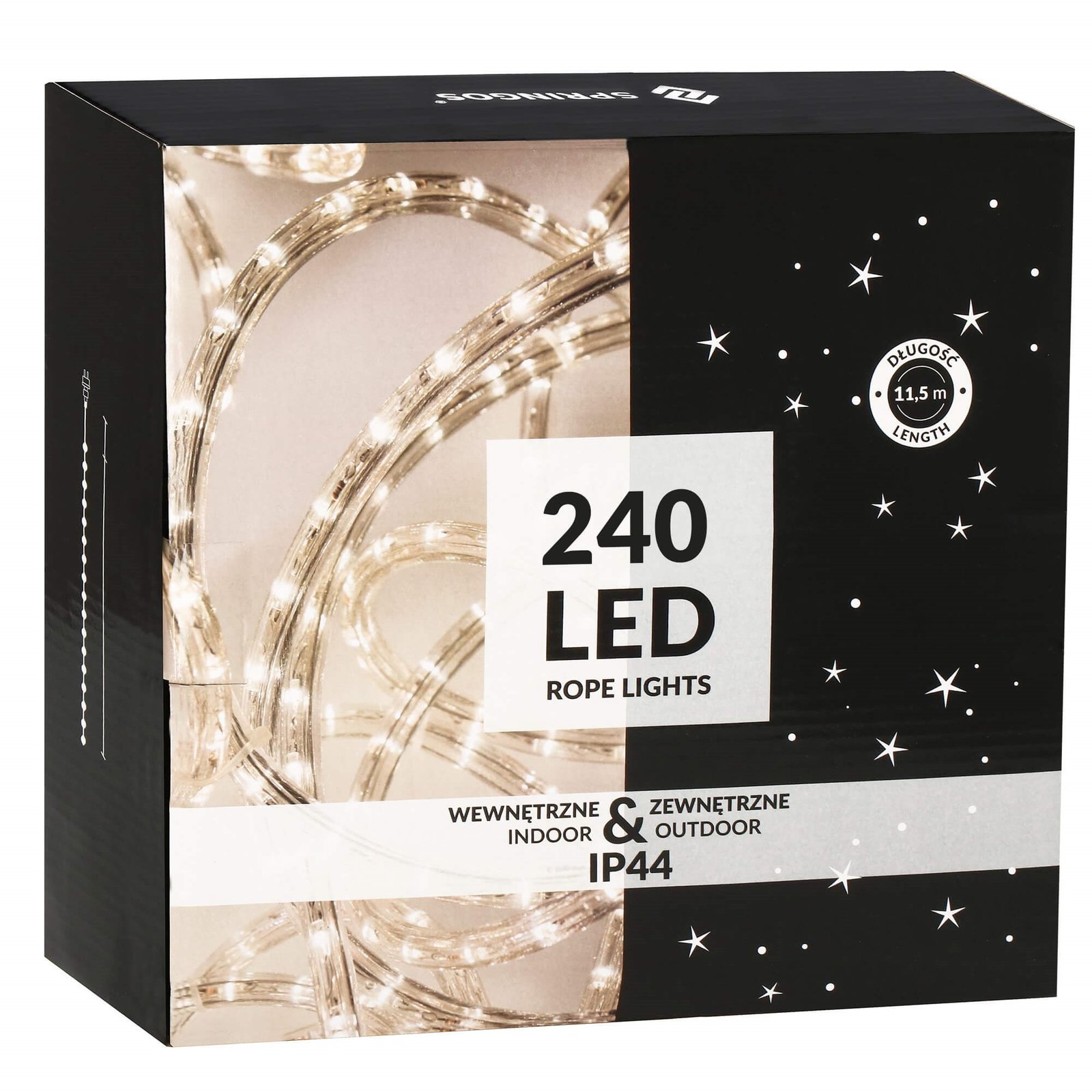 Crijevo s 240 LED lampica toplo svijetlo