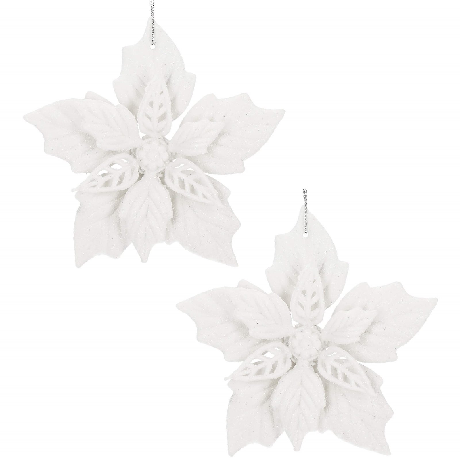 Božićni ukras – visina 12 cm, bijela