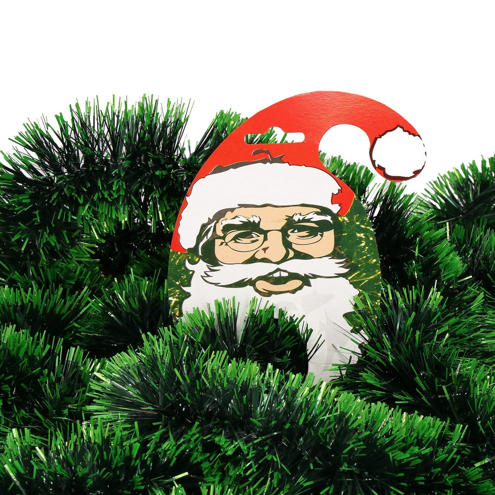 Springos girlanda za božićno drvce, dužine 6 m, zelena, 7 cm 