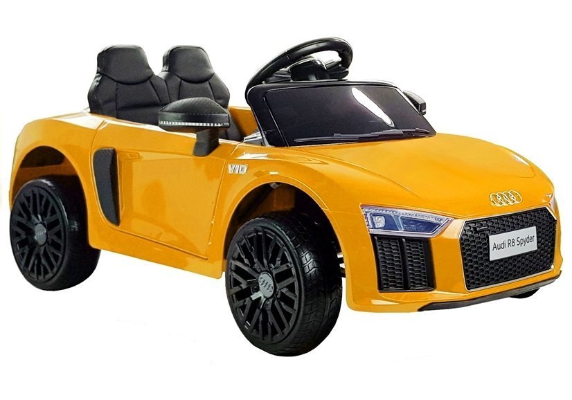 Električni automobil Audi R8 Spyder - žuti