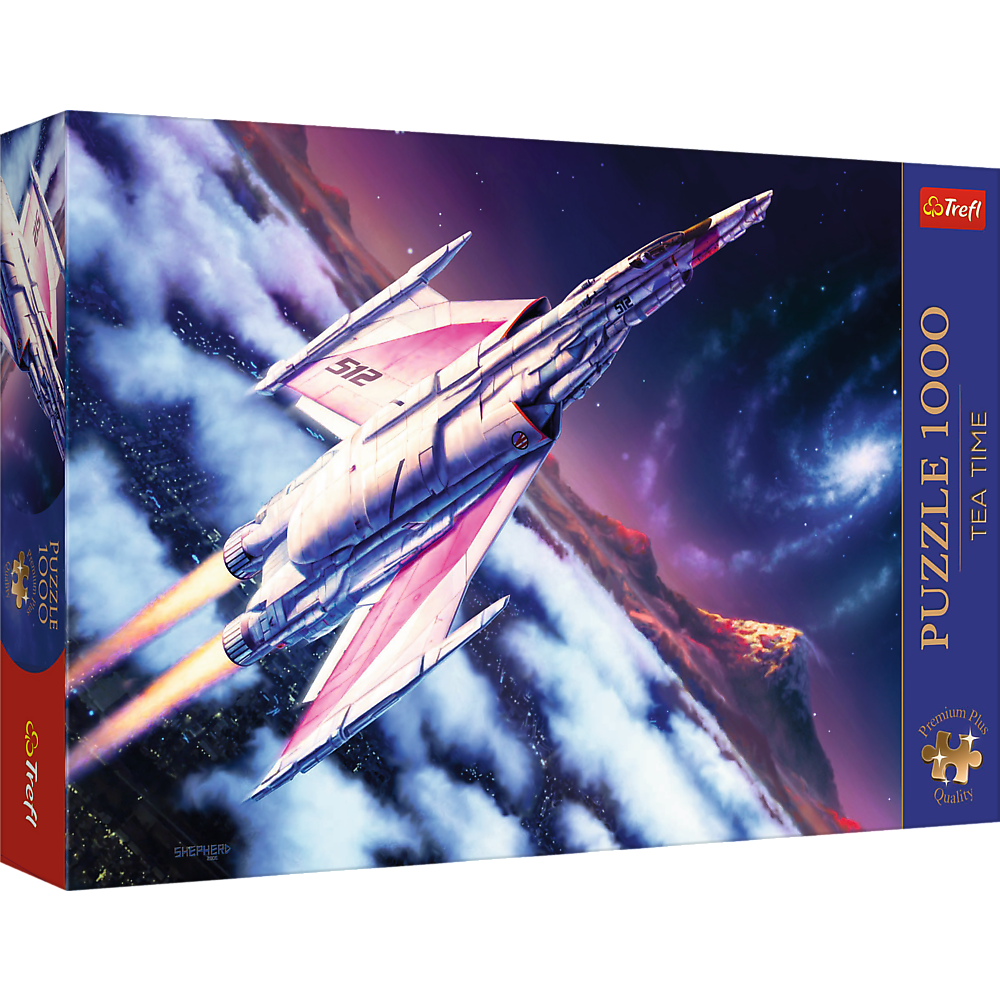 Puzzle - 1000 Premium Plus - Vrijeme za čaj: Svemirski let Trefl 12075
