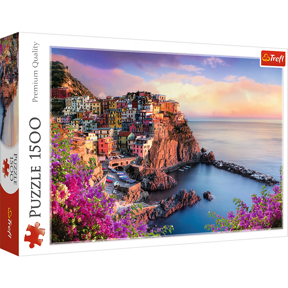 Puzzle - 1500 - Pogled na grad Manarola / 500 px Trefl 26137