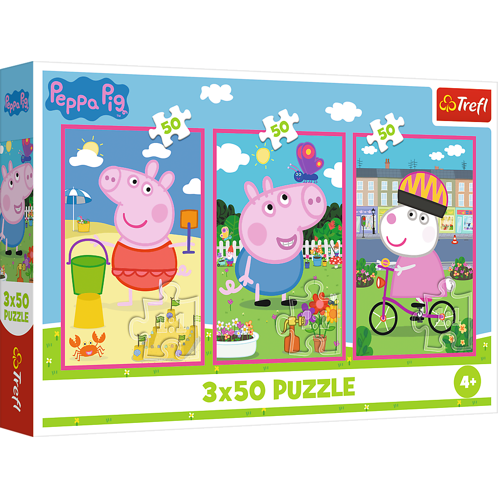 Puzzle - 3x50 - Snaga prijateljstva / Peppa PigMix 70% 34877